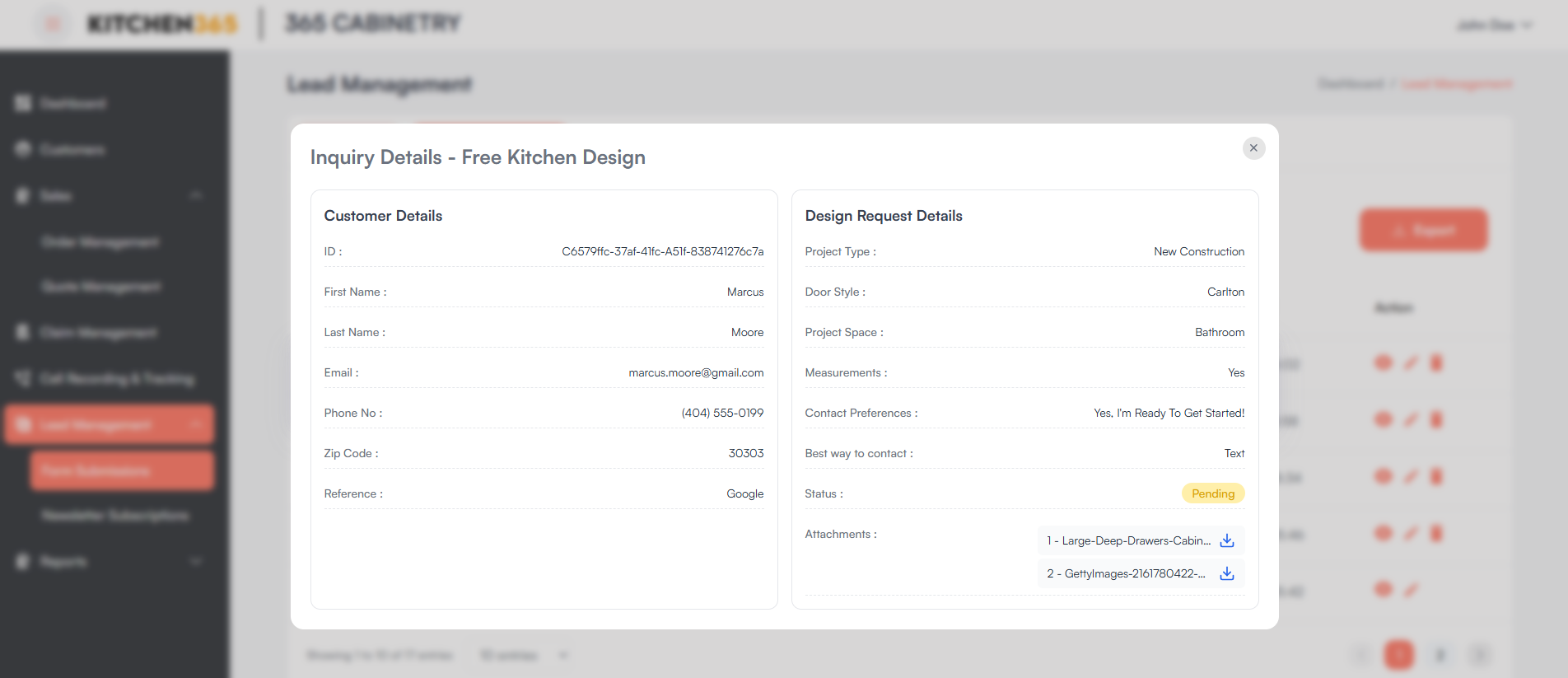 View Free Kitchen Design Screenshot